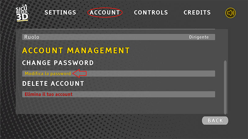 Cambio Password