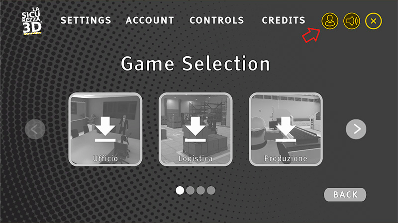 Logout per cambio account